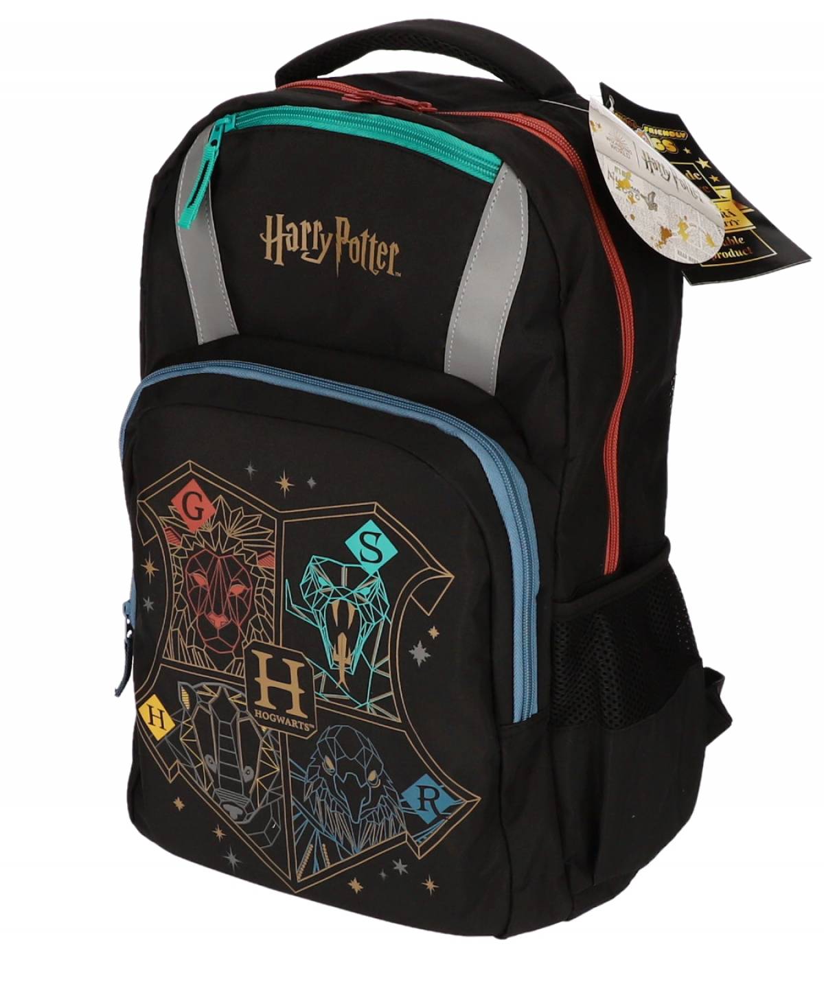 Ghiozdan Teens Harry Potter Negru 3fermoare 45HX32X14cm